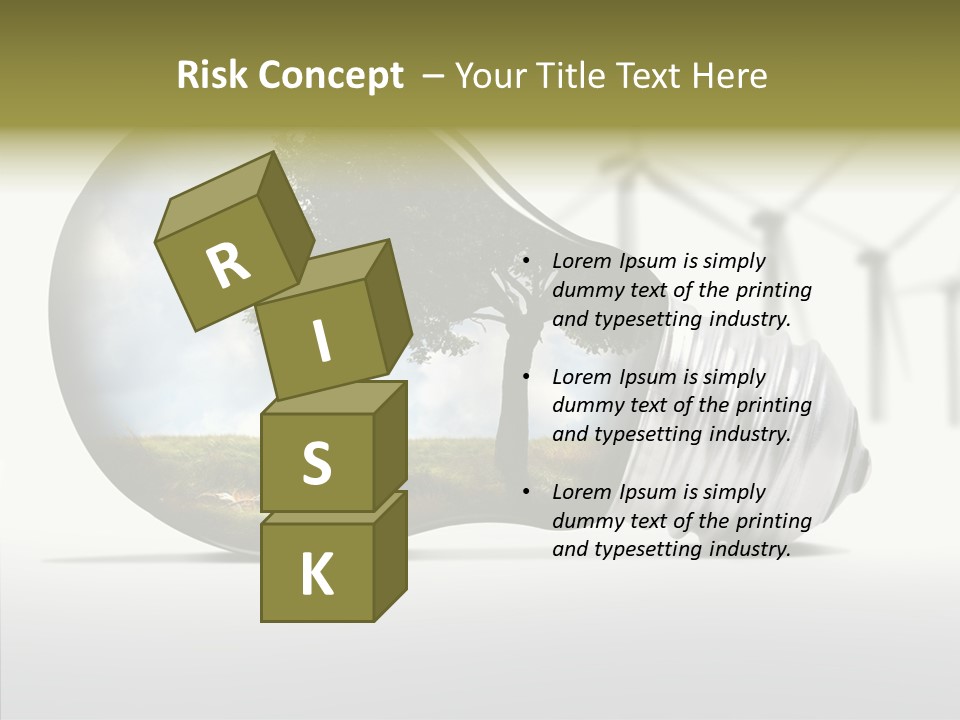 Wind Harvest Sunlight PowerPoint Template
