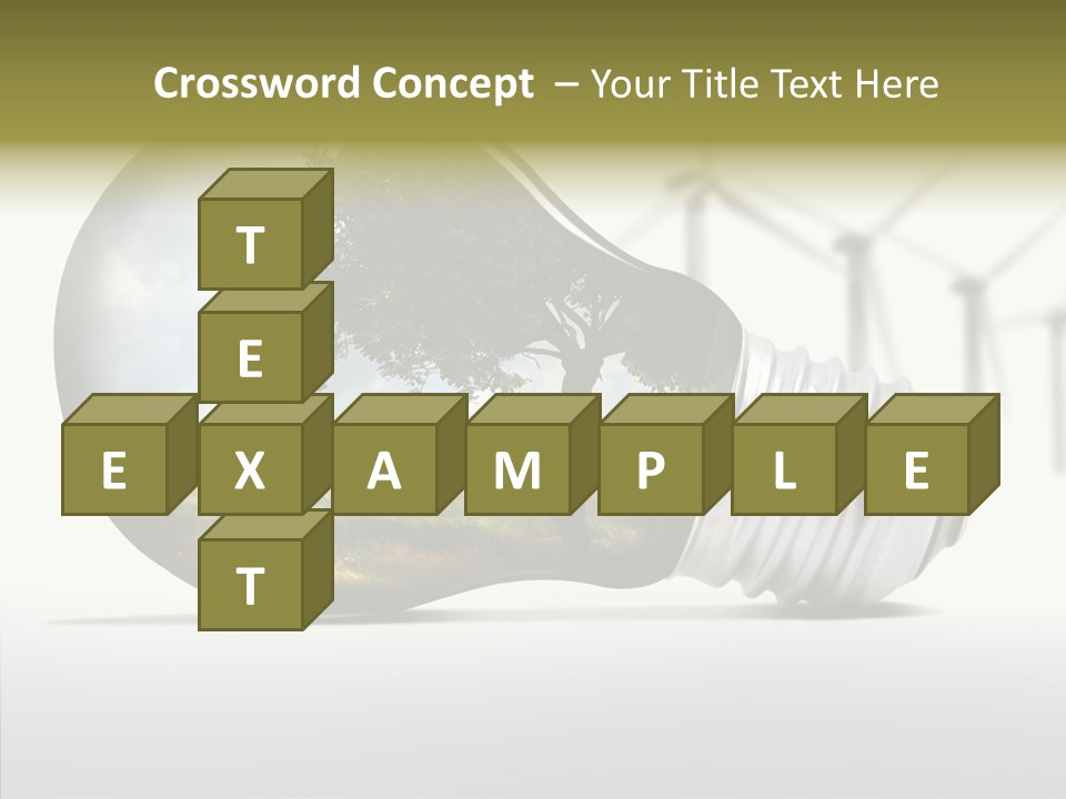 Wind Harvest Sunlight PowerPoint Template