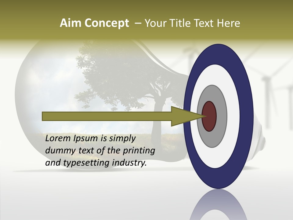 Wind Harvest Sunlight PowerPoint Template