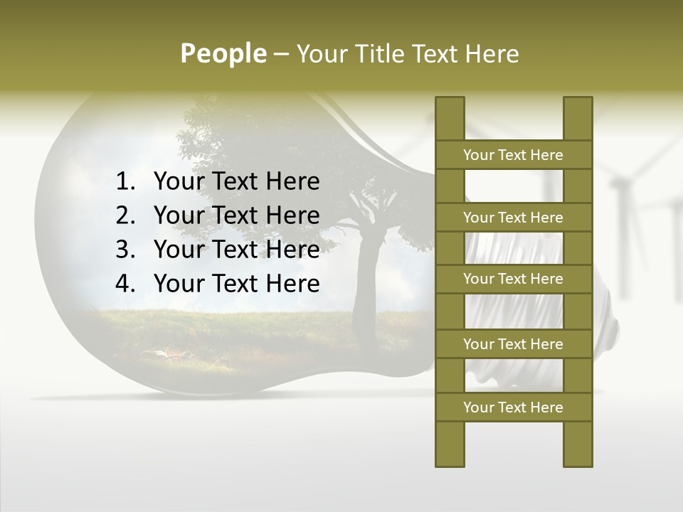 Wind Harvest Sunlight PowerPoint Template