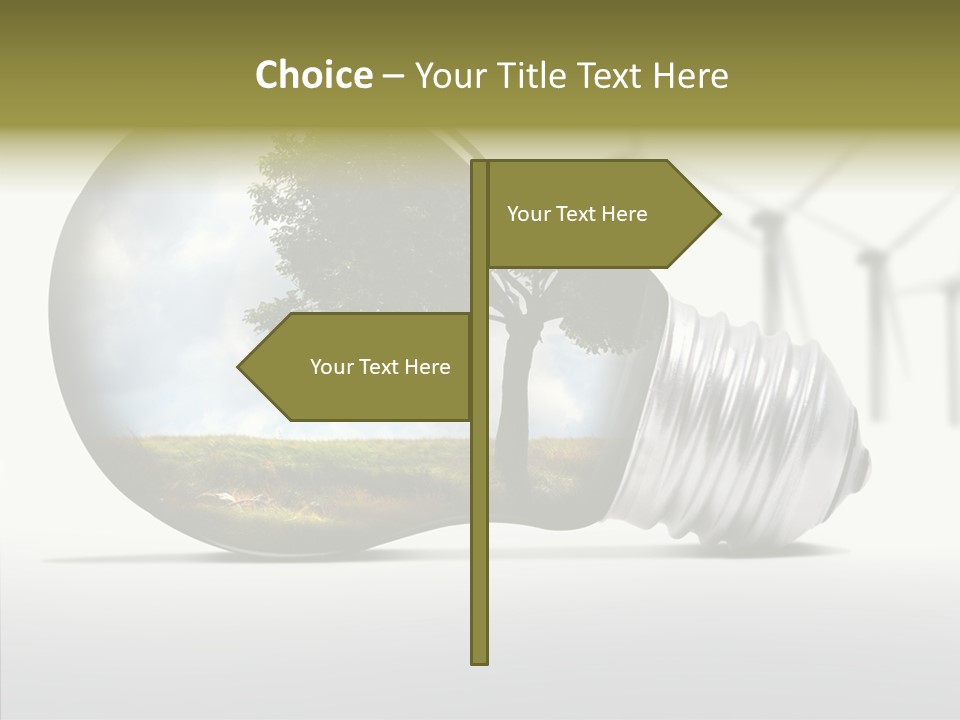 Wind Harvest Sunlight PowerPoint Template