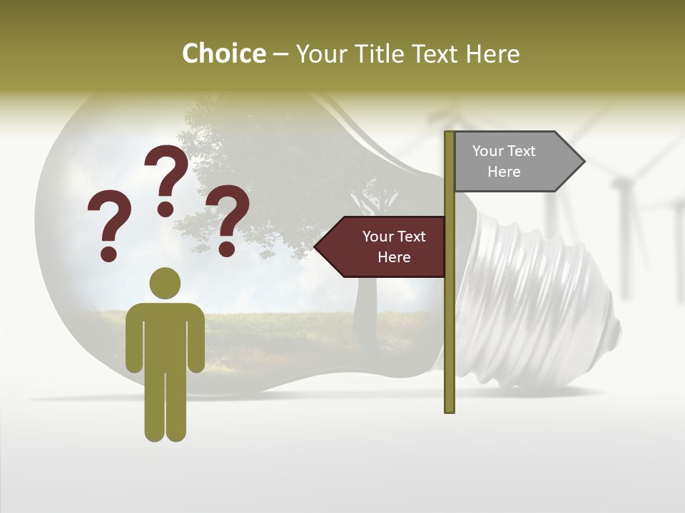 Wind Harvest Sunlight PowerPoint Template