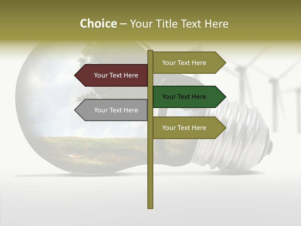 Wind Harvest Sunlight PowerPoint Template