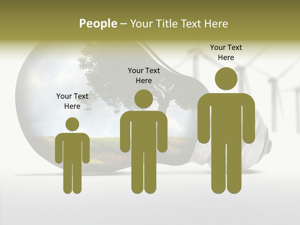 Wind Harvest Sunlight PowerPoint Template