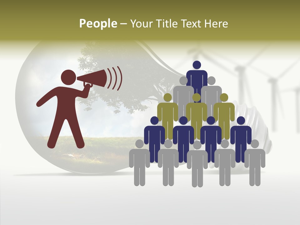 Wind Harvest Sunlight PowerPoint Template