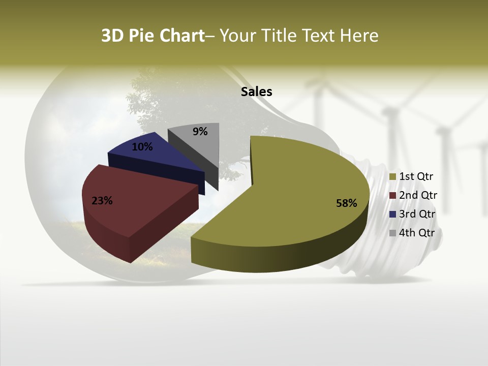 Wind Harvest Sunlight PowerPoint Template