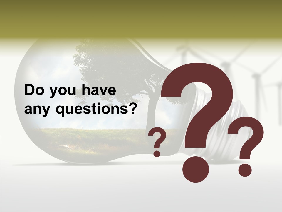 Wind Harvest Sunlight PowerPoint Template