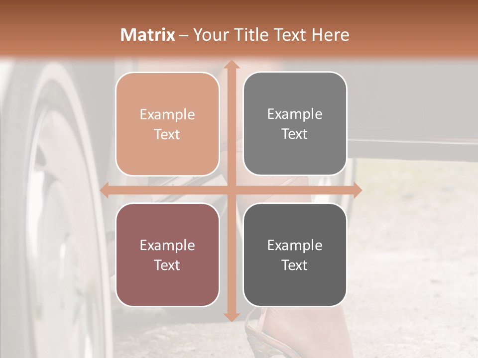 Driver Shoes Female PowerPoint Template