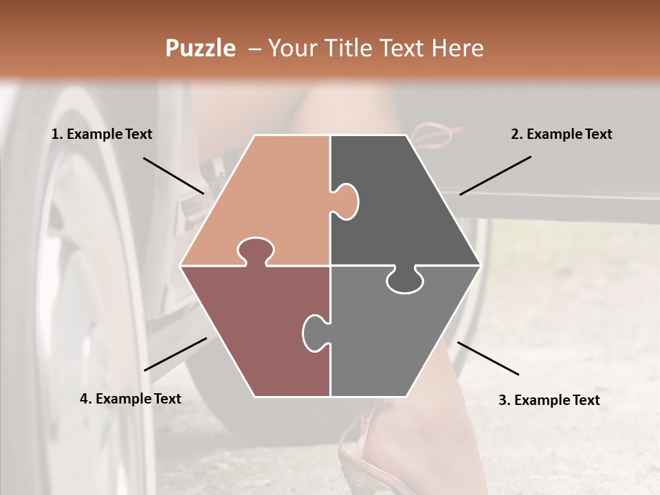 Driver Shoes Female PowerPoint Template