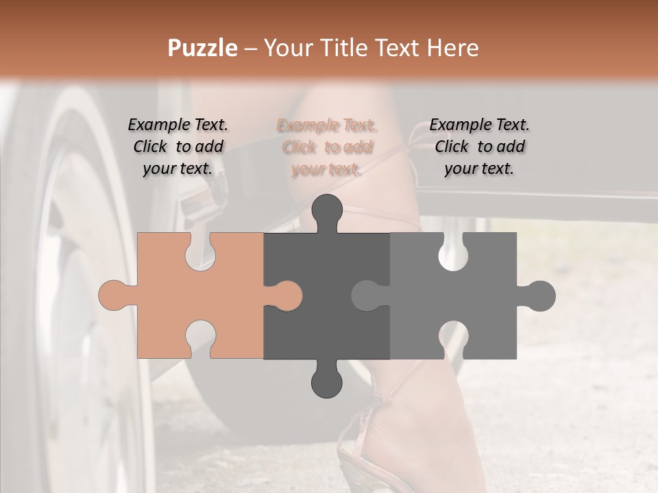 Driver Shoes Female PowerPoint Template