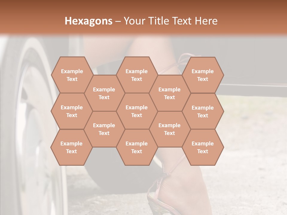 Driver Shoes Female PowerPoint Template