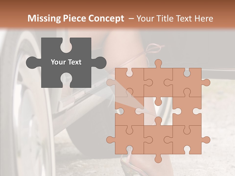 Driver Shoes Female PowerPoint Template