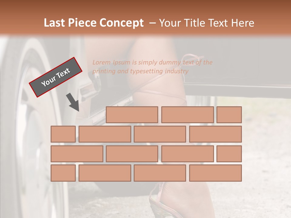 Driver Shoes Female PowerPoint Template