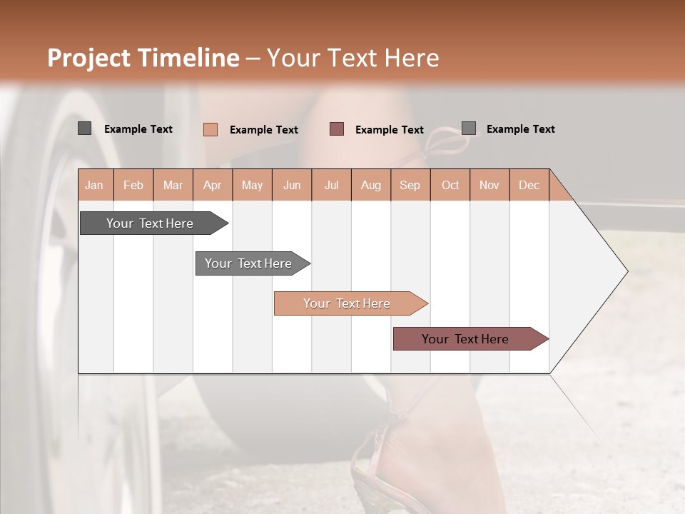 Driver Shoes Female PowerPoint Template