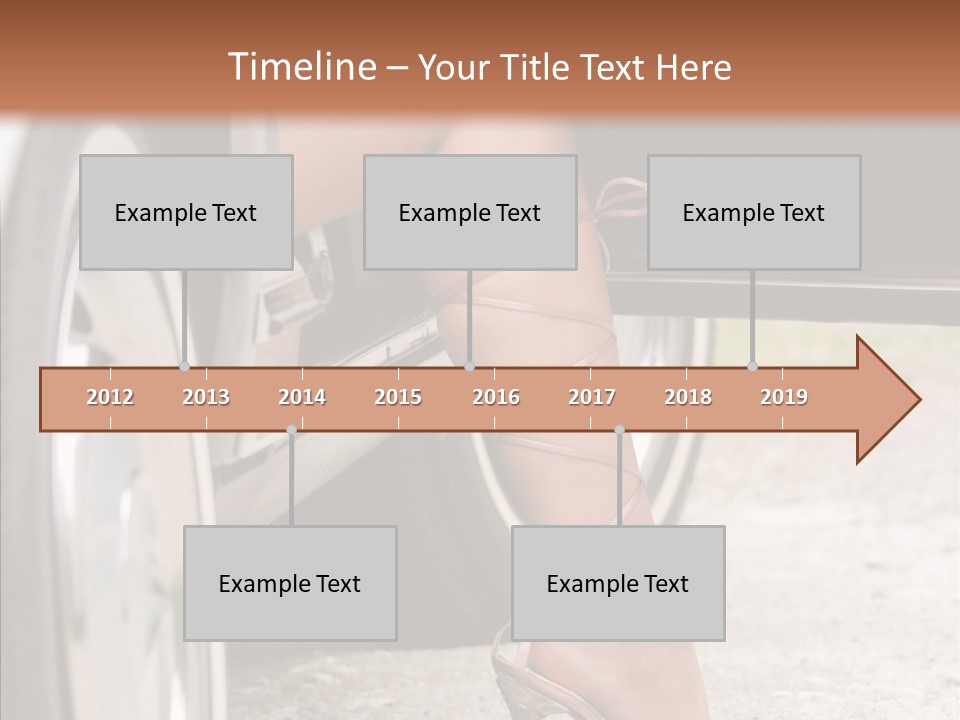 Driver Shoes Female PowerPoint Template