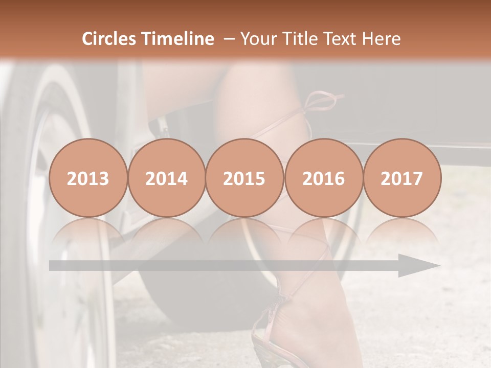 Driver Shoes Female PowerPoint Template