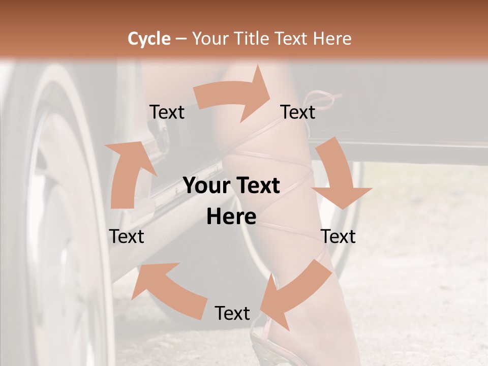 Driver Shoes Female PowerPoint Template