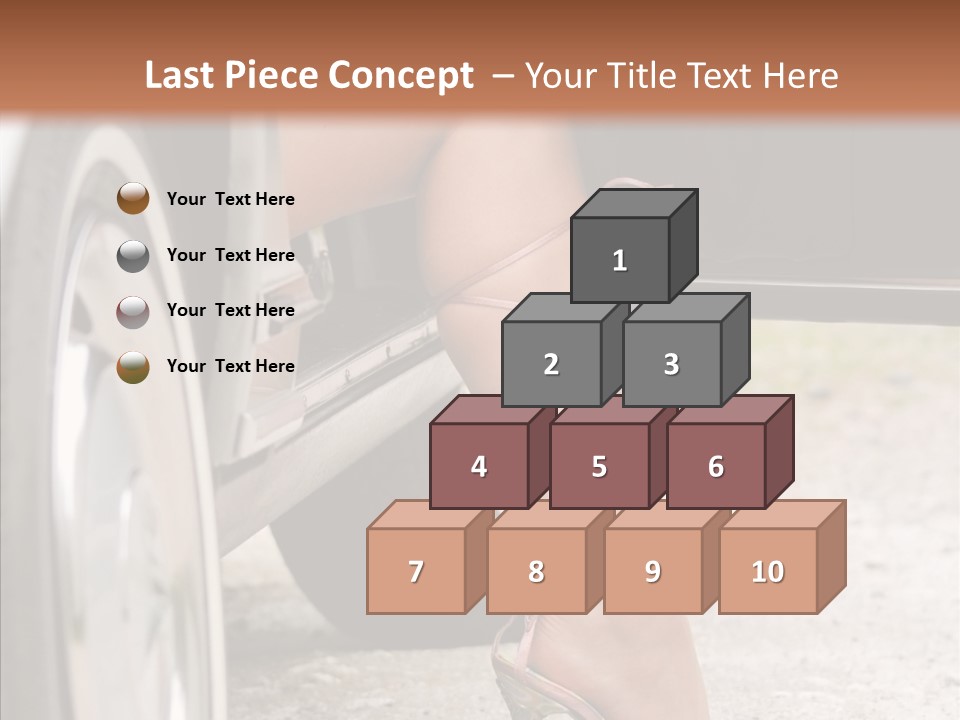 Driver Shoes Female PowerPoint Template