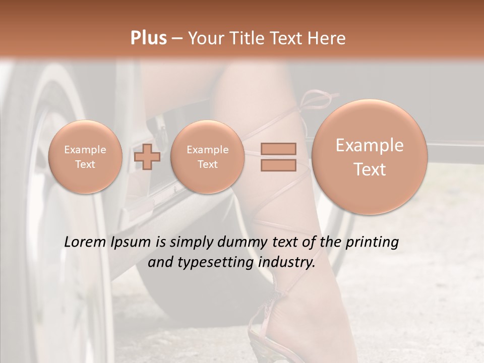 Driver Shoes Female PowerPoint Template