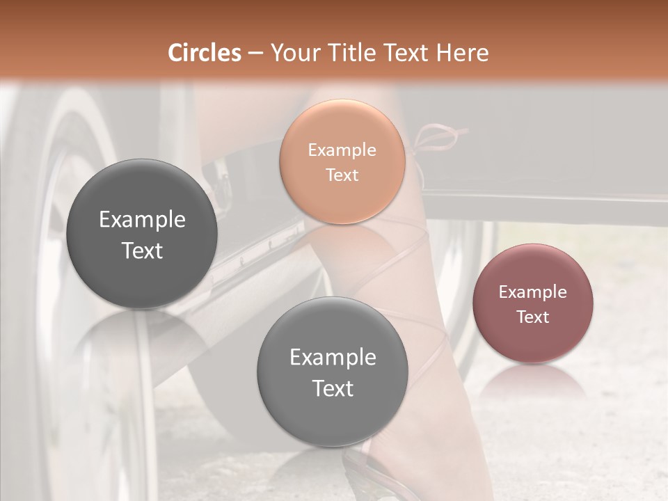 Driver Shoes Female PowerPoint Template