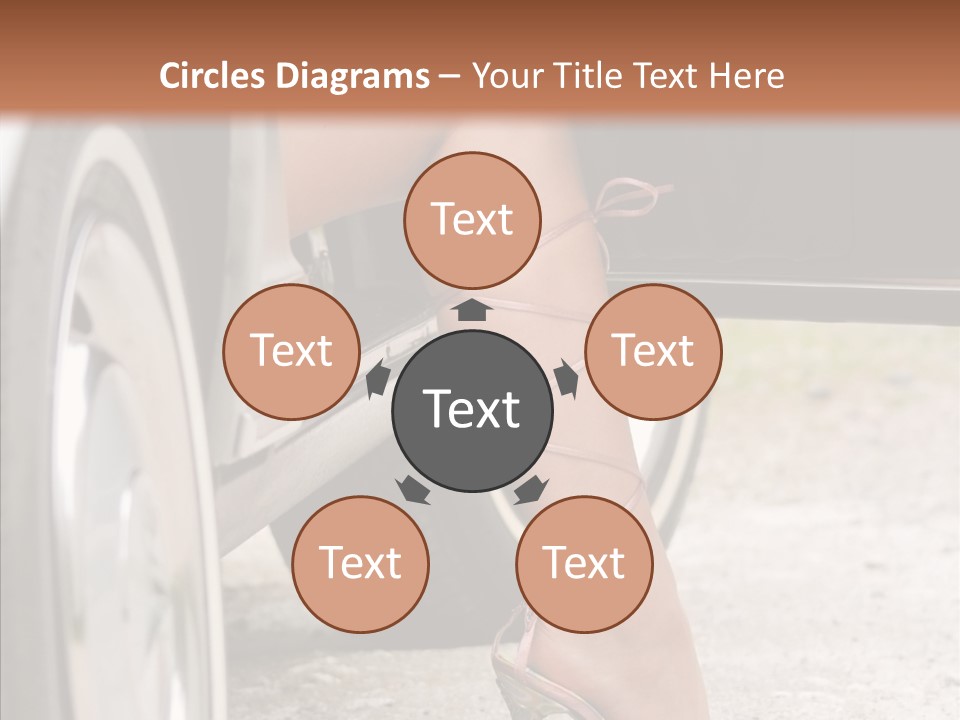 Driver Shoes Female PowerPoint Template