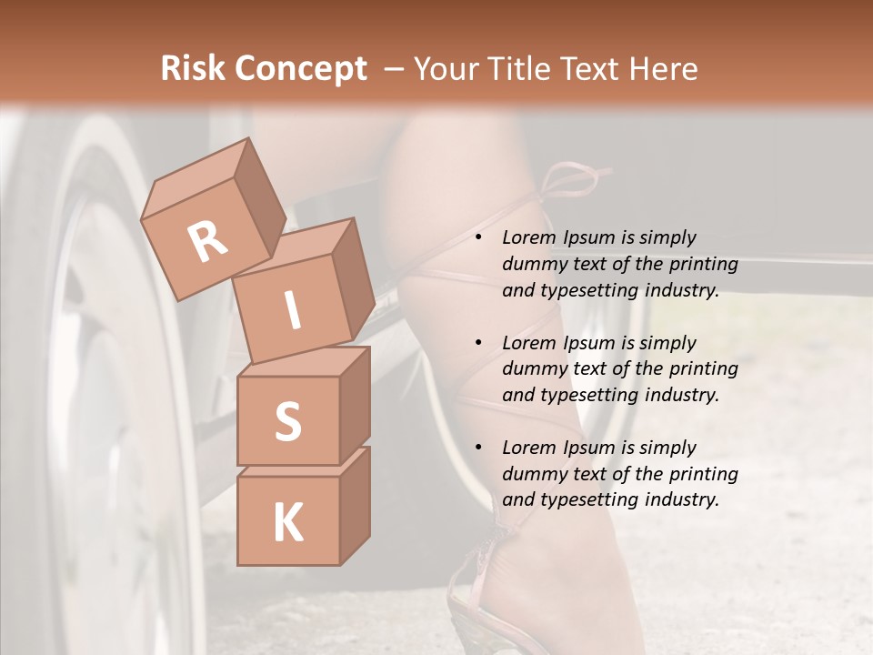 Driver Shoes Female PowerPoint Template