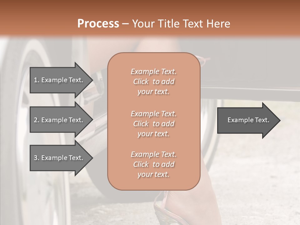 Driver Shoes Female PowerPoint Template