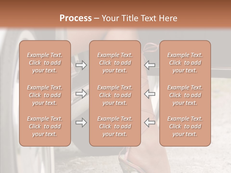 Driver Shoes Female PowerPoint Template