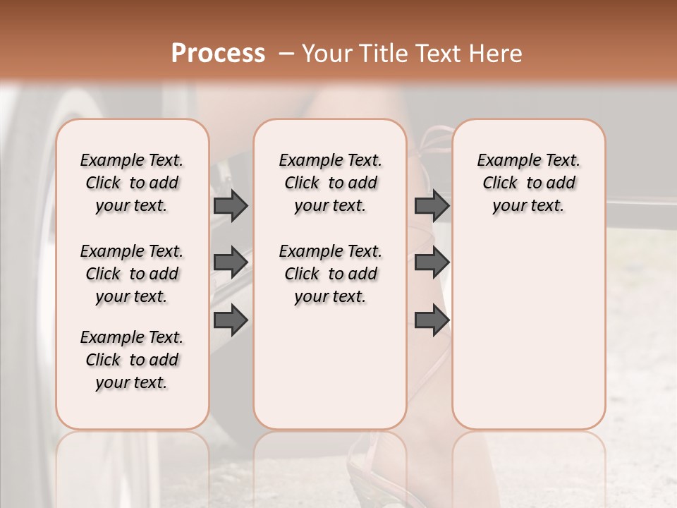 Driver Shoes Female PowerPoint Template