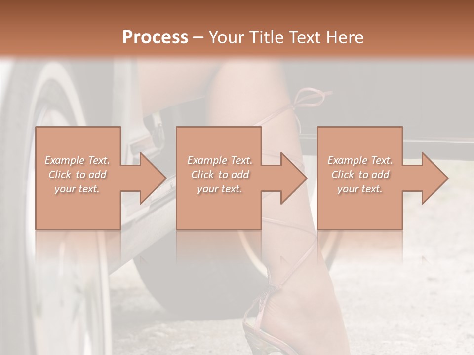 Driver Shoes Female PowerPoint Template
