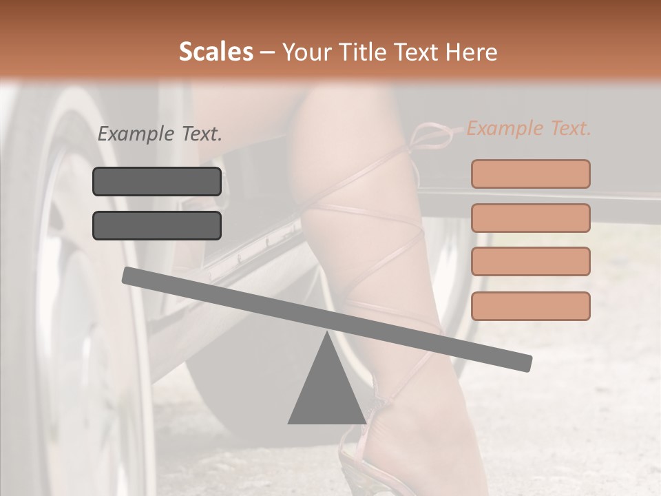 Driver Shoes Female PowerPoint Template