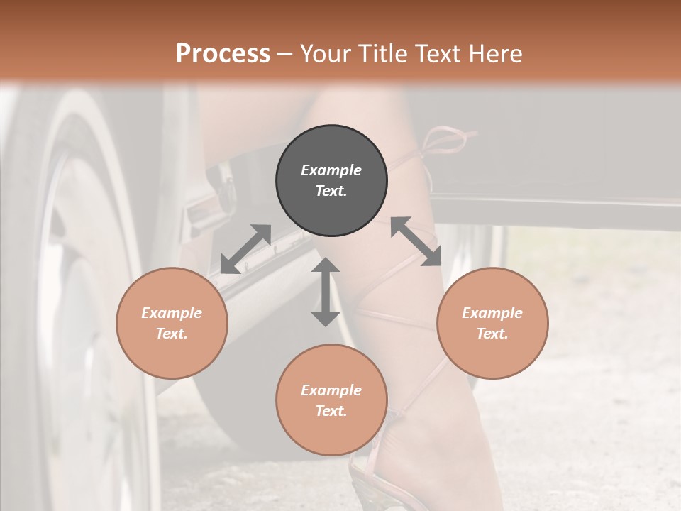 Driver Shoes Female PowerPoint Template