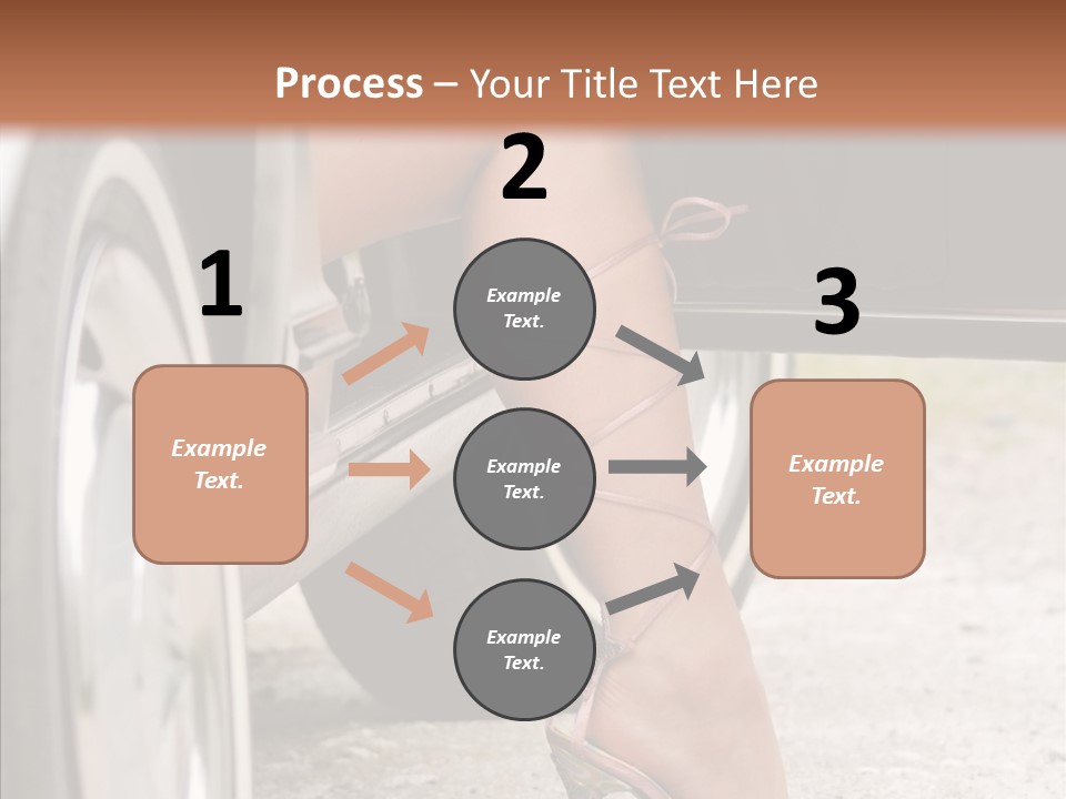 Driver Shoes Female PowerPoint Template