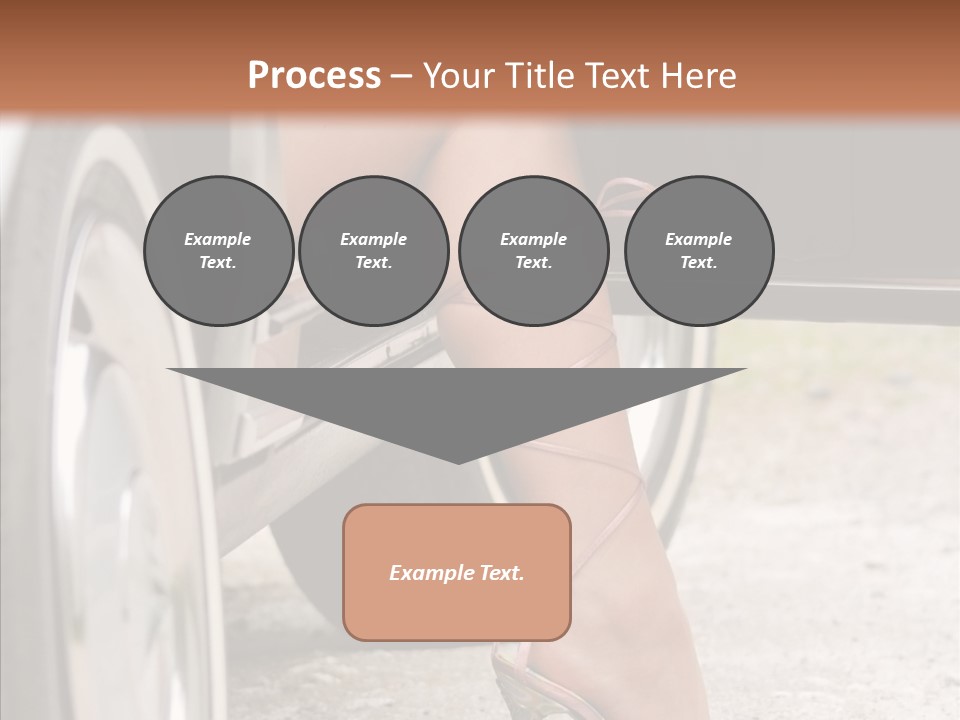 Driver Shoes Female PowerPoint Template