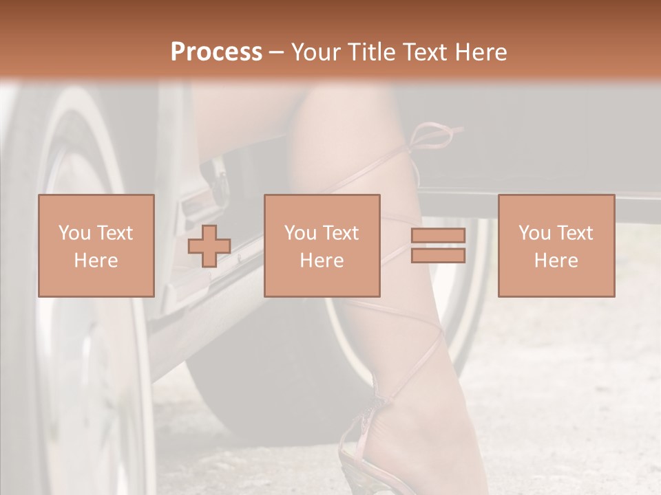 Driver Shoes Female PowerPoint Template