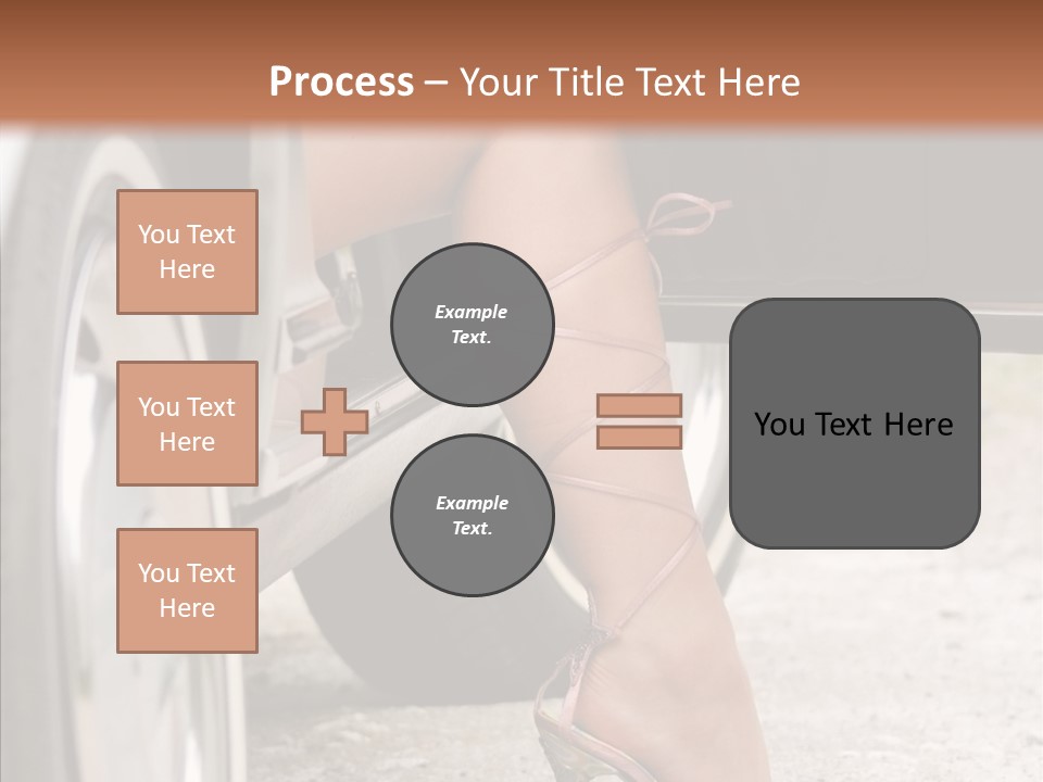 Driver Shoes Female PowerPoint Template