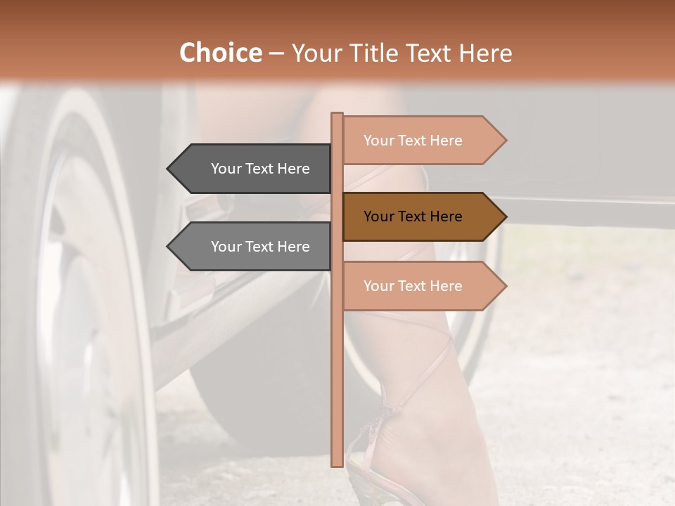 Driver Shoes Female PowerPoint Template