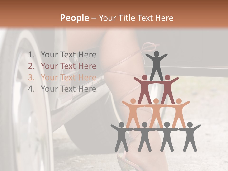 Driver Shoes Female PowerPoint Template