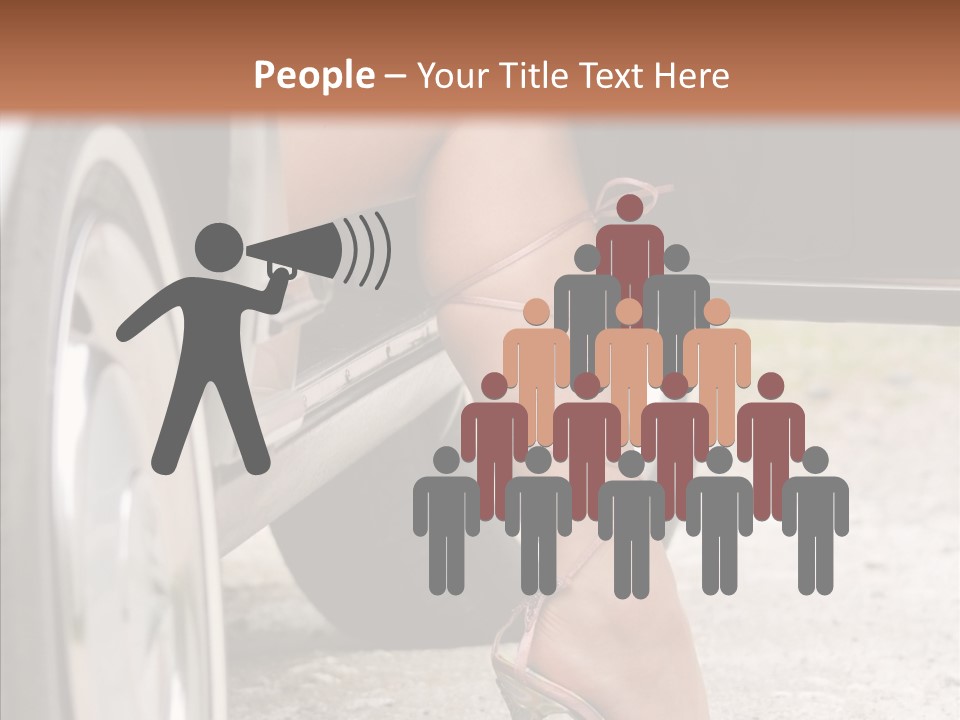 Driver Shoes Female PowerPoint Template