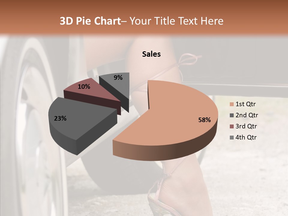 Driver Shoes Female PowerPoint Template