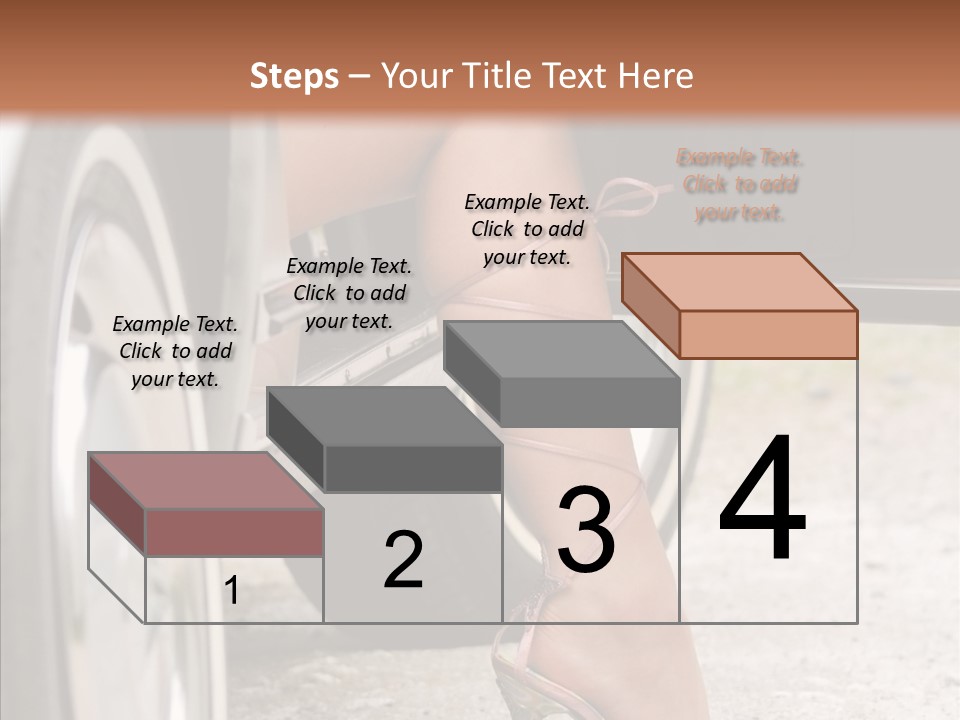 Driver Shoes Female PowerPoint Template