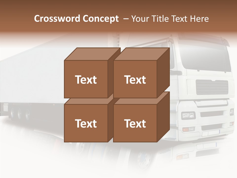 Rig Carrier Trailer PowerPoint Template