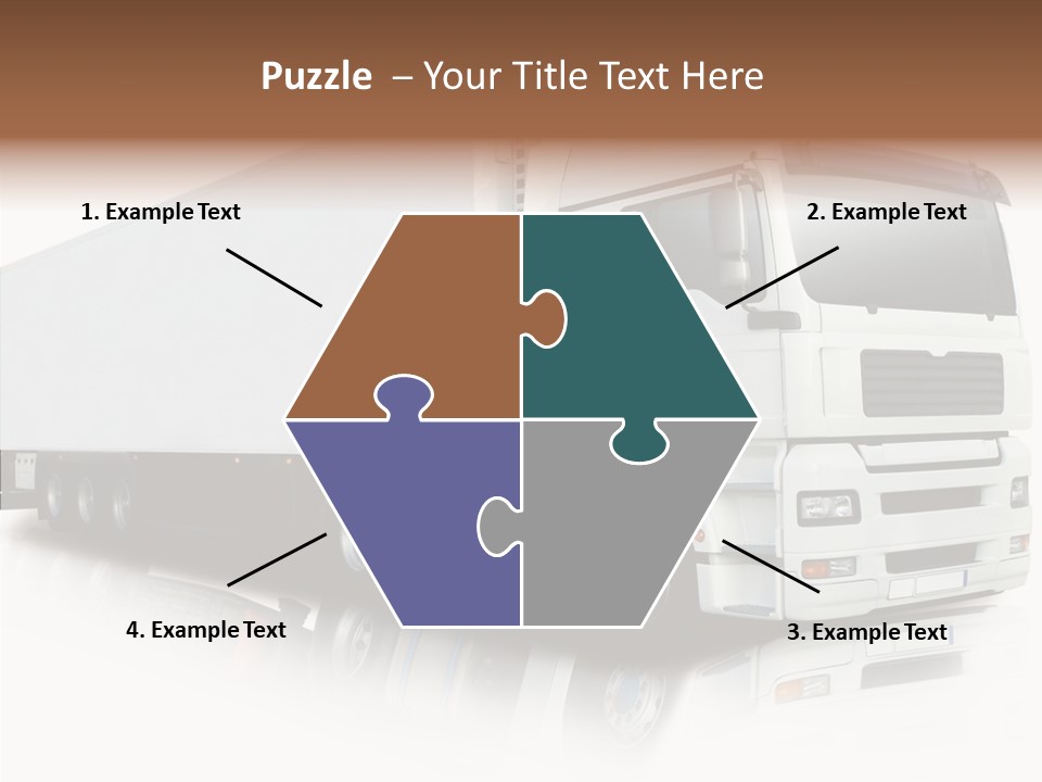 Rig Carrier Trailer PowerPoint Template