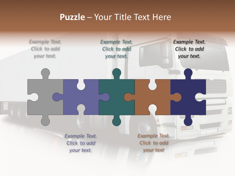 Rig Carrier Trailer PowerPoint Template