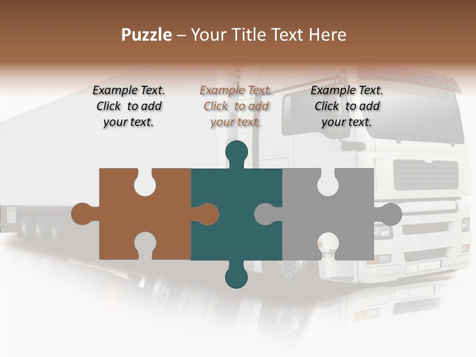 Rig Carrier Trailer PowerPoint Template