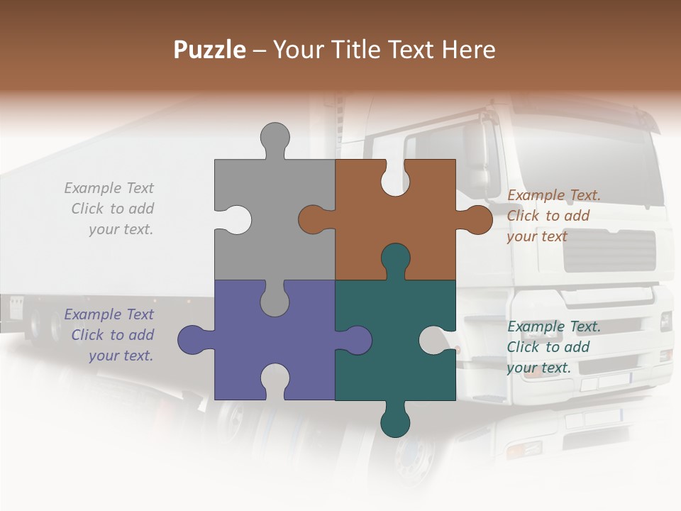 Rig Carrier Trailer PowerPoint Template