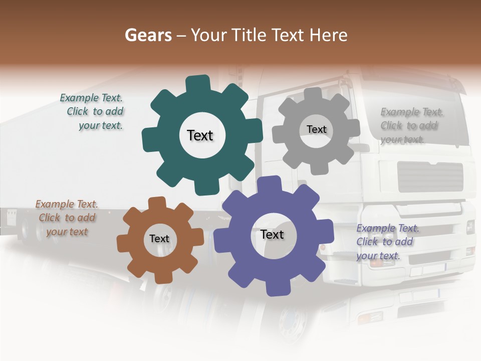 Rig Carrier Trailer PowerPoint Template