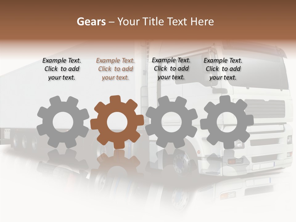 Rig Carrier Trailer PowerPoint Template