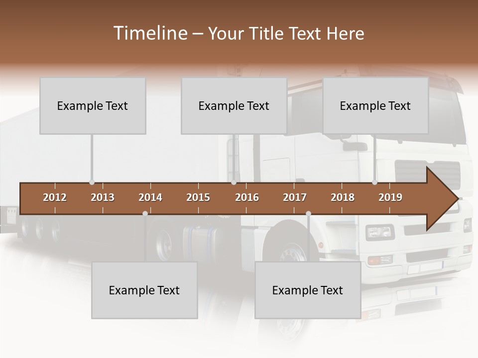 Rig Carrier Trailer PowerPoint Template