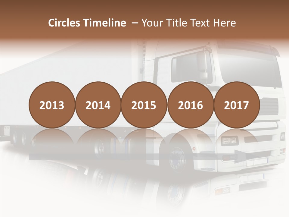 Rig Carrier Trailer PowerPoint Template